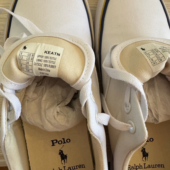 COPY - Polo Ralph Lauren White Sneakers - Picture 9 of 13